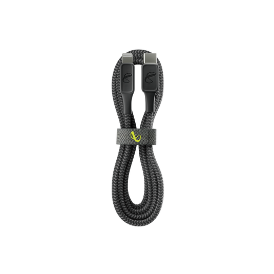 InstantConnect USB-C to Lightning - Black - 20W PD fast charging cable for iPhone® and iPad® - Detailshot 3 image number null