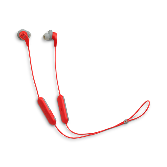 JBL Endurance RUNBT - Red - Sweatproof Wireless In-Ear Sport Headphones - Hero image number null