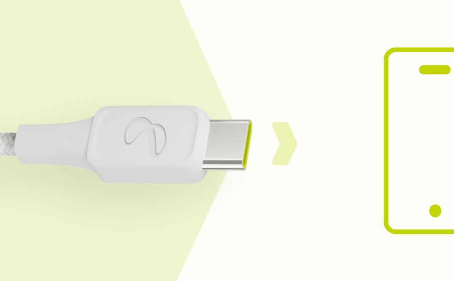 InstantConnect USB-A to USB-C Ondersteunt opladen tot 15 W - Image