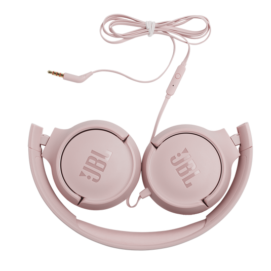 JBL Tune 500 - Pink - Wired on-ear headphones - Detailshot 1 image number null