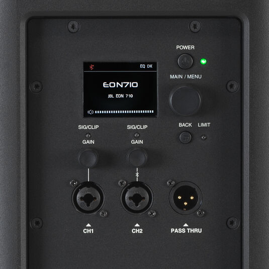 JBL EON710 - Black - 10-inch Powered PA Speaker with Bluetooth - Detailshot 8 image number null