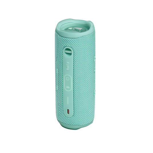 JBL Flip 6 - Teal - Portable Waterproof Speaker - Back image number null
