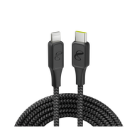 InstantConnect USB-C to Lightning - Black - 20W PD fast charging cable for iPhone® and iPad® - Hero