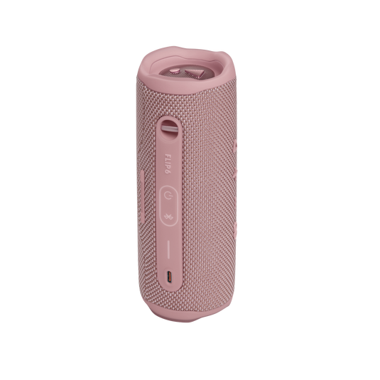 JBL Flip 6 - Pink - Portable Waterproof Speaker - Back image number null