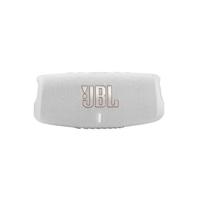 JBL Charge 5 - White - Portable Waterproof Speaker with Powerbank - Front image number null