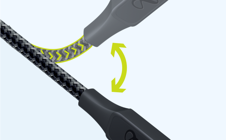 InstantConnect USB-C to Lightning Ontworpen om lang mee te gaan, met een levensduur van 35.000 buigingen - Image