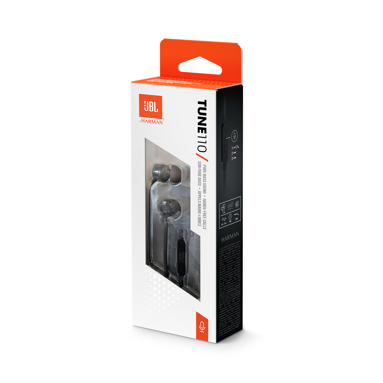 JBL in-ear hoofdtelefoon Tune 110 T110 (Wit) | BCC.nl