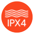 IPX4-spatwaterbestendigheid